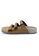 SoleSimple brown Ely - Camel Leather Sandals & Flip Flops & Slipper FCF13SH58D285AGS_3