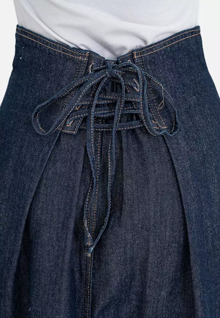 Earth Music & Ecology - Amami Front Zip Denim Skirt