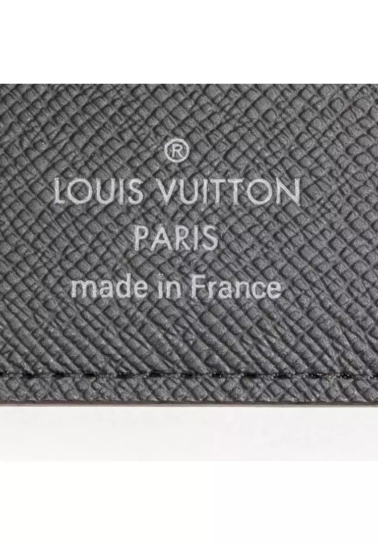 Pre-owned Louis Vuitton By Virgil Abloh Pocket Organizer Damier Graphite  Wallet W Tags In Gray