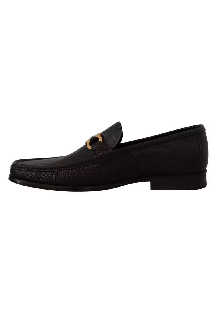 Mens black new arrivals ferragamo shoes