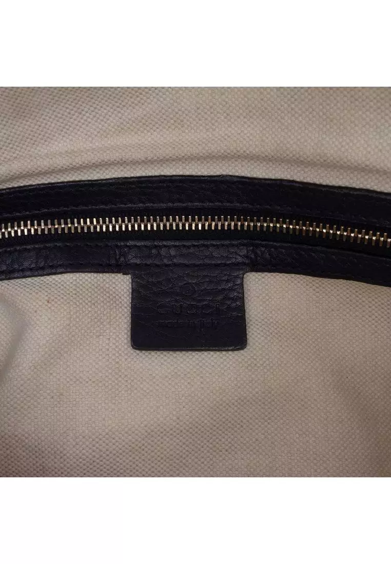 Pre-Loved Gucci Small Calfskin Web Joy Boston Bag