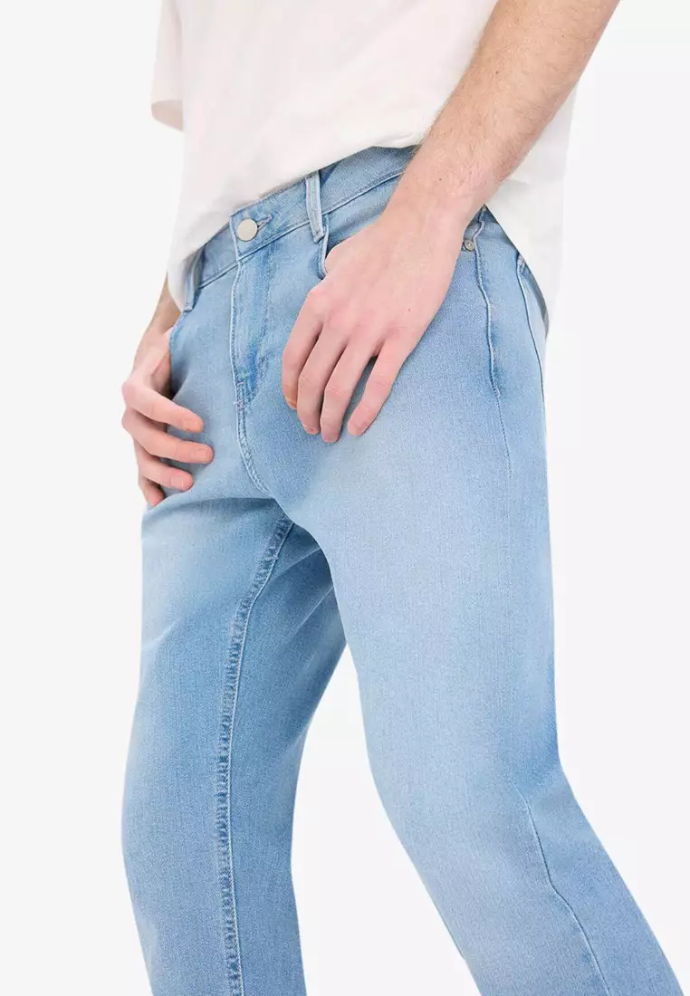 Buy DeFacto Sergio Regular Fit Normal Cut Normal Waist Pipe Leg Jeans ...