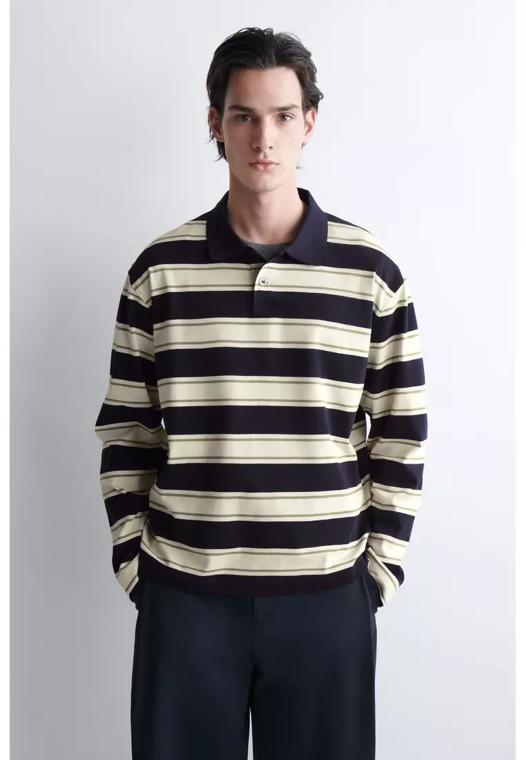 Buy COS INTERLOCK COTTON POLO SHIRT 2026 Online | ZALORA