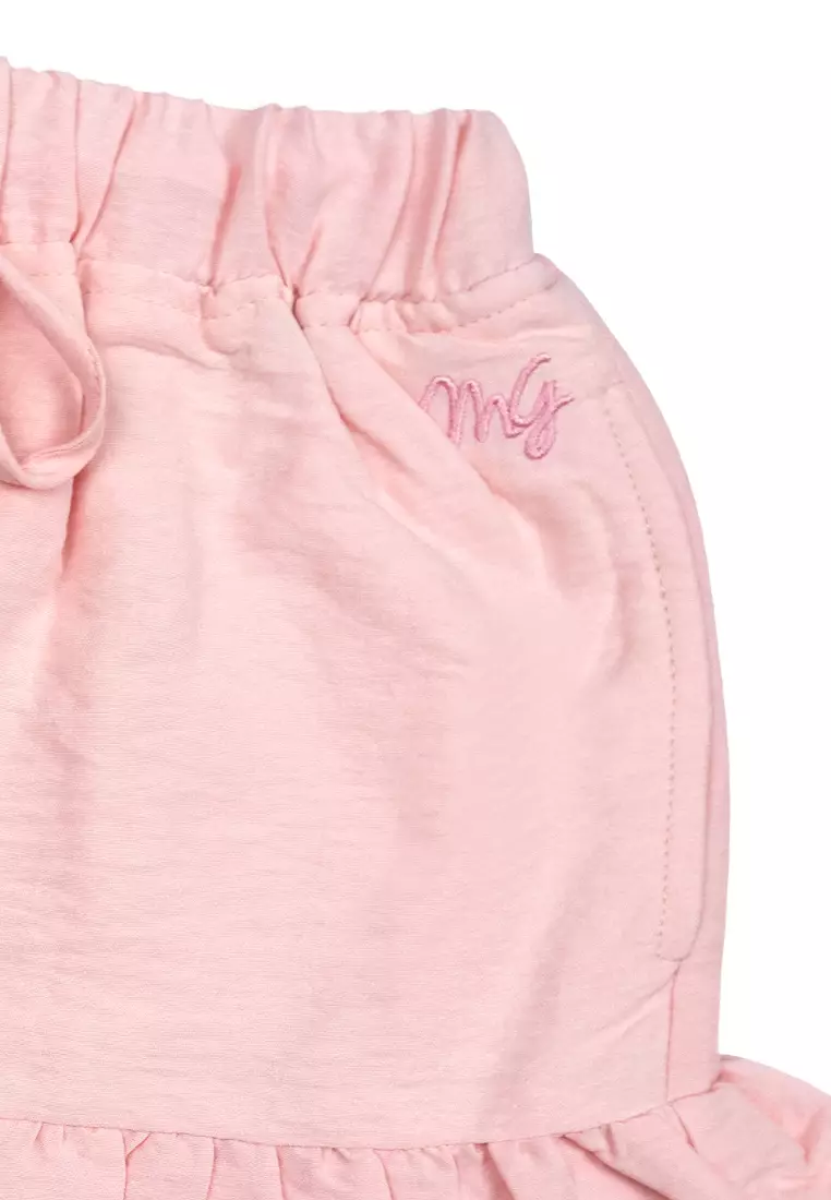 Girls Blouse with Skirt Set