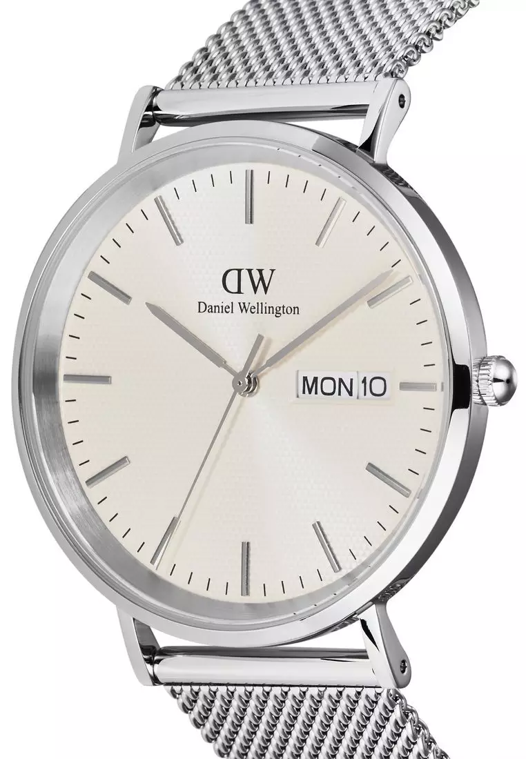 Classic Day Display Sterling Champagne  - Men Watch stainless steel watch DW Official Authentic Original jam tanggan lelaki DW jam tangan