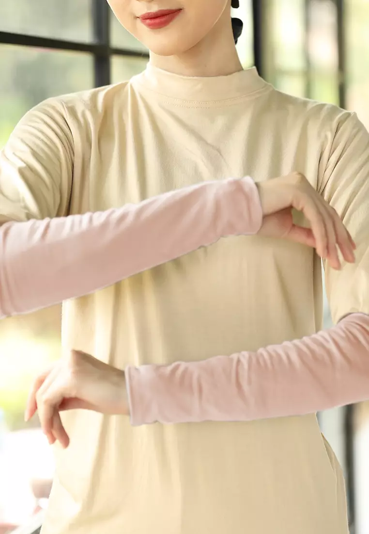 Zelena - Ashera Handsocks Seamless | Manset Tangan Wanita Inner - Buttermilk