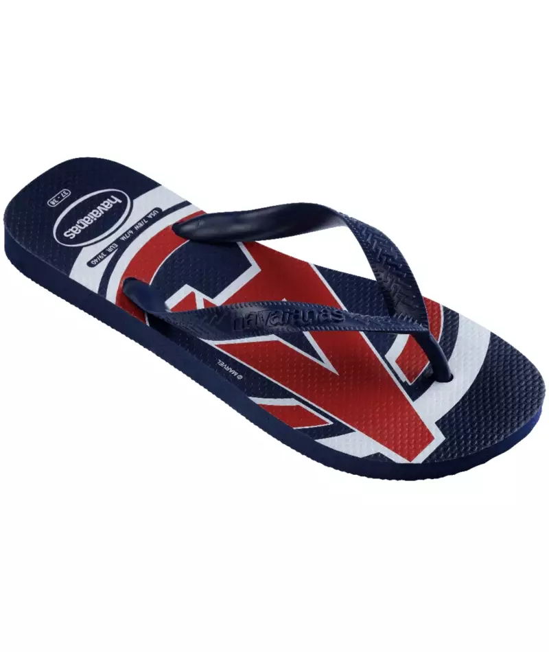 Havaianas Top Marvel Logomania Navy Blue/Navy Blue/Navy Blue - Sandal Pria