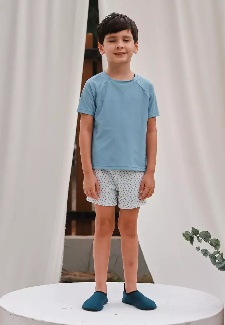 Summer Wonderland Unisex Short Pant - Dusk Blue