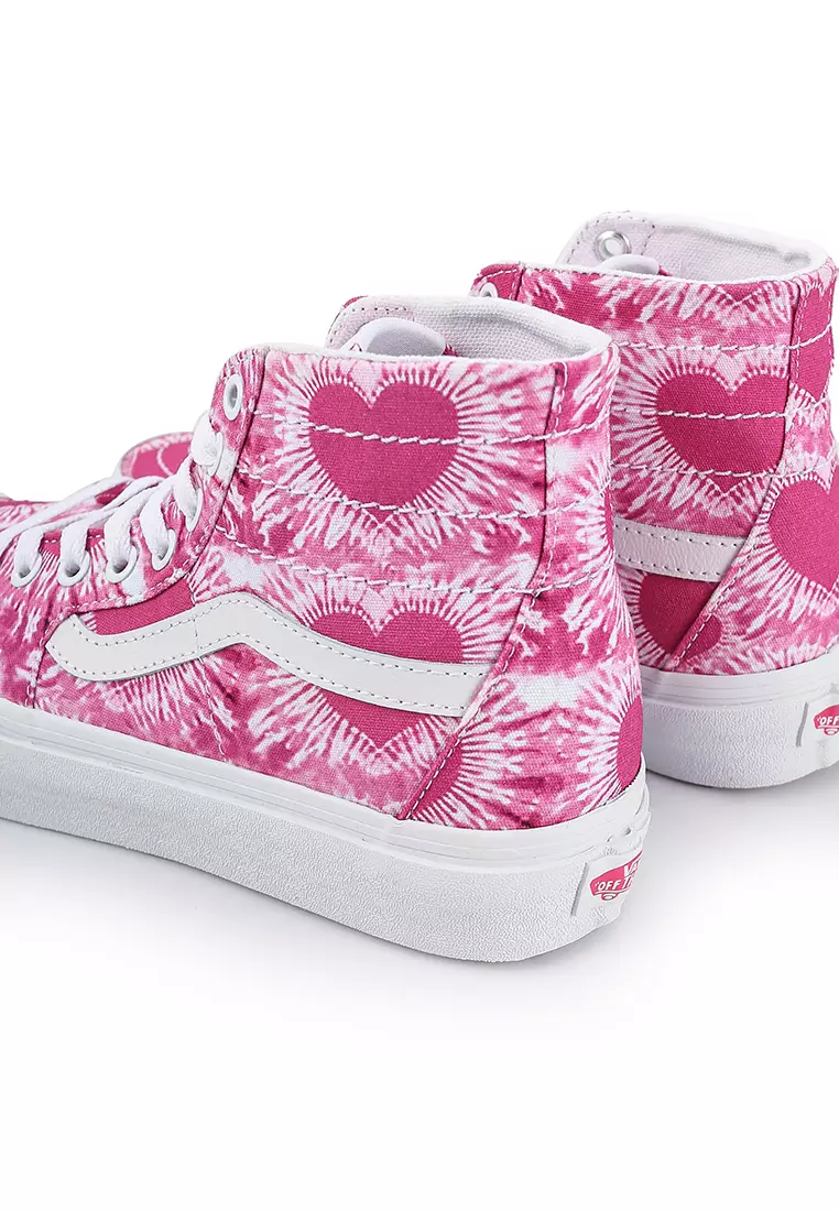 Buy VANS Sk8 Hi Tapered Tie Dye Hearts Sneakers 2024 Online