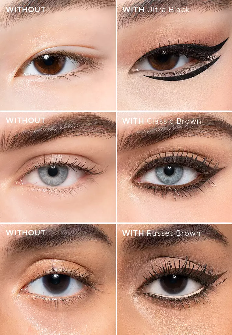 Wing Flick Eyeliner [Dual-Ended Brush Point Liquid Eyeliner] in Ultra Black