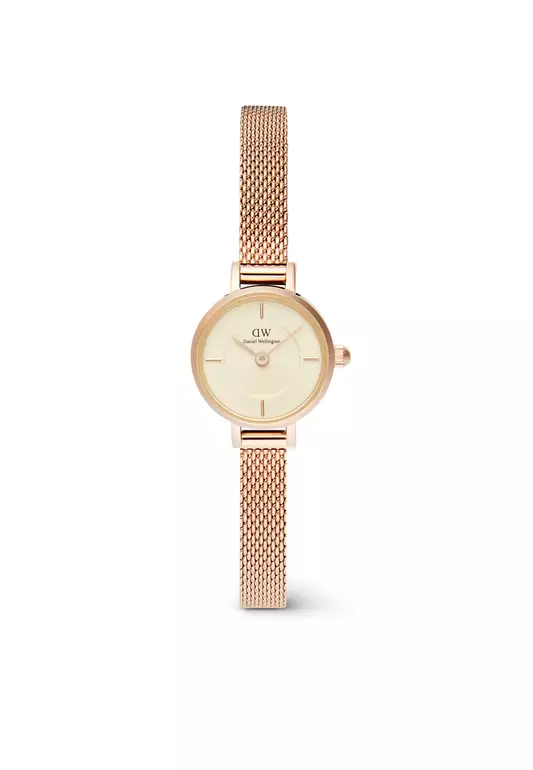 Petite Mini 19mm Melrose Rose Gold Champagne - Women Watch stainless steel watch DW Official Authentic Original