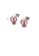 Glamorousky silver Simple and Elegant Geometric Purple Round Bead 316L Stainless Steel Stud Earrings FBA58AC73A748FGS_2