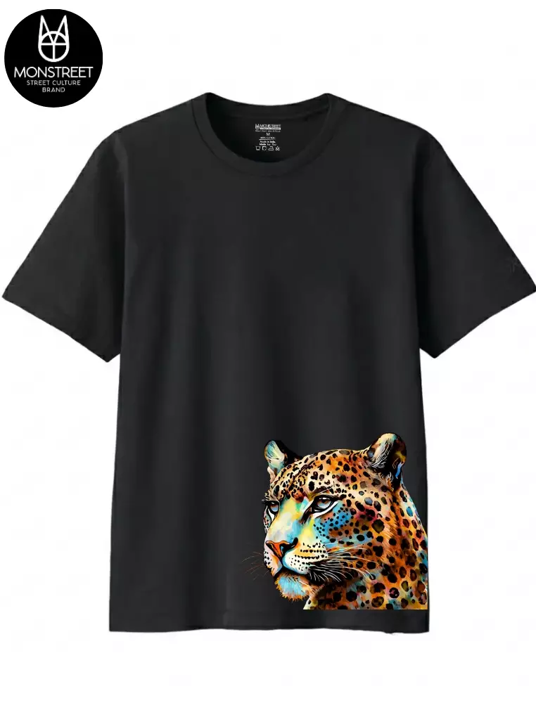 Monstreet Kaos Katun Combed 24S Grafis Reguler Fit Hitam Tshirt UTR241 CUTE ANIMAL SERIES Cotton Combed 24S Graphic Tshirt Regular Fit Black Tshirt
