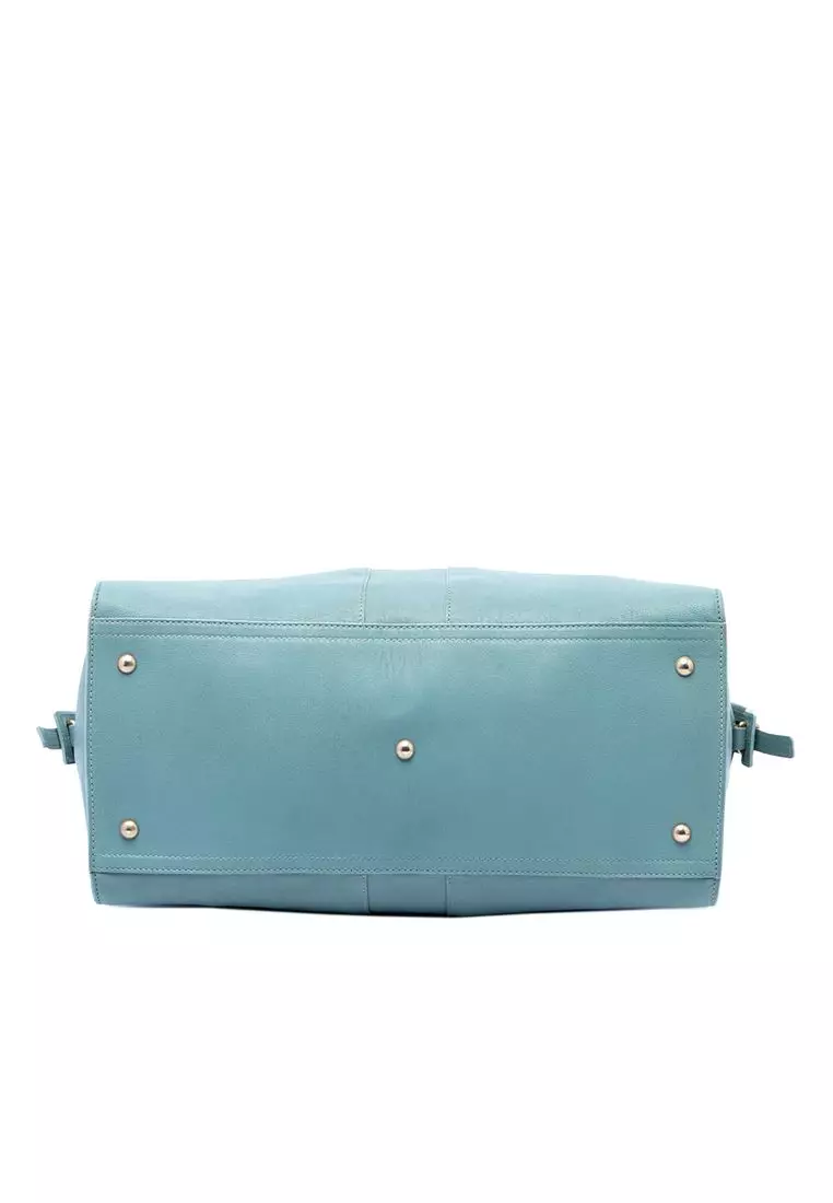 Pre-Loved Saint Laurent Large Leather Cabas Chyc Satchel