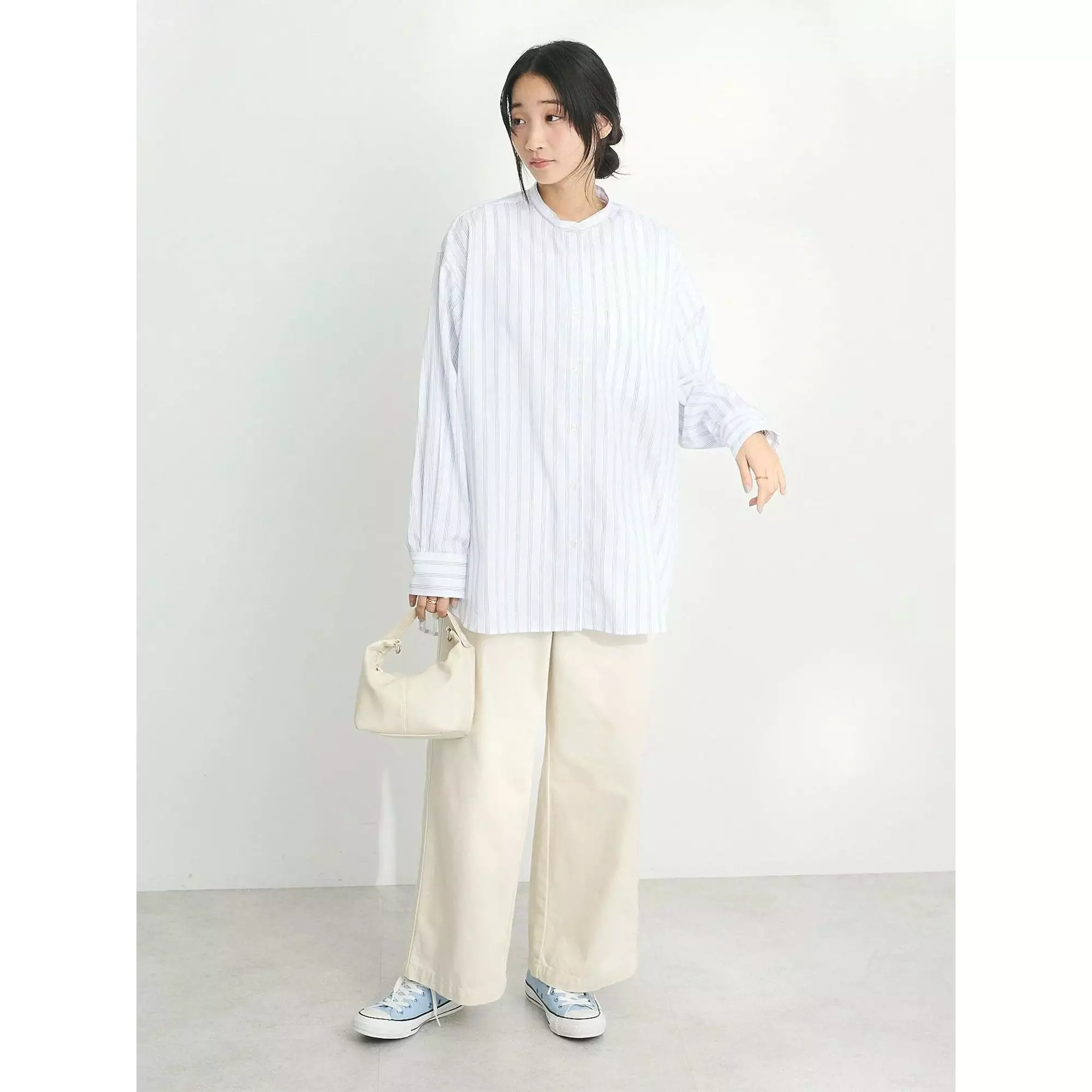Craft Standard Boutique - Hayato Band Collar Shirt