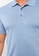 LC WAIKIKI blue Polo Neck Short Sleeve Patterned Men's T-Shirt B3DA8AADF4334BGS_4