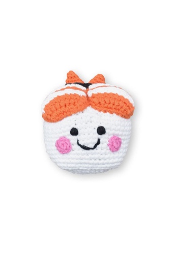 The Wee Bean Fair-Trade Cotton Baby Rattle Doll - Ebi Shrimp Sushi 47535ES3E78CE4GS_1