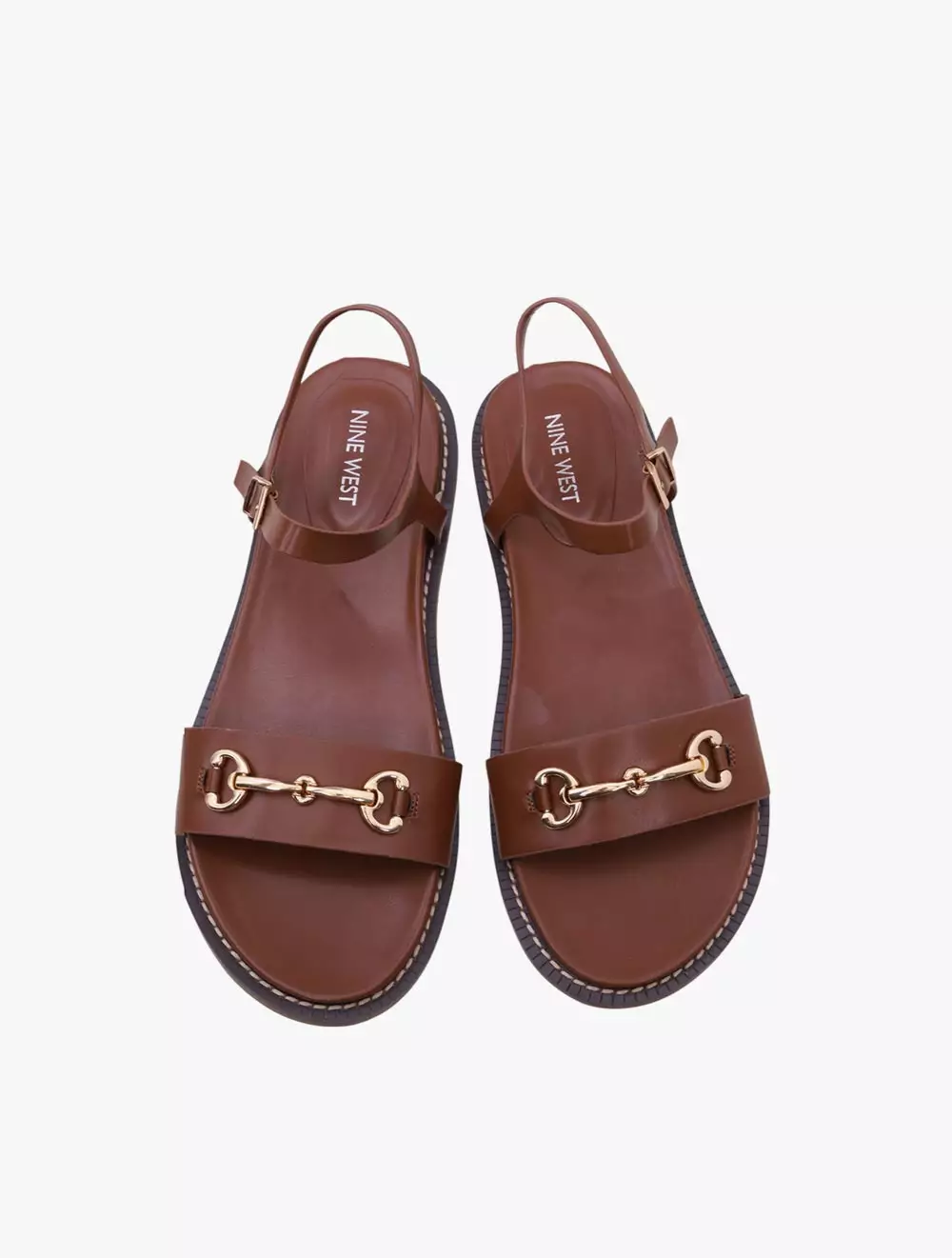 Payless Nine West Womens Nili Slingback Sandals - Choco_05