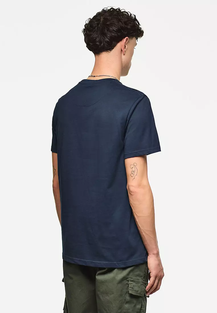 MENS NAVY/SUNSET MILLERGROVE WOAN TEE