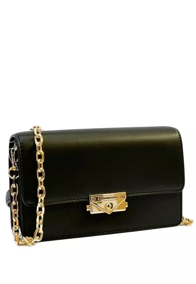 Michael kors best sale silver evening bag