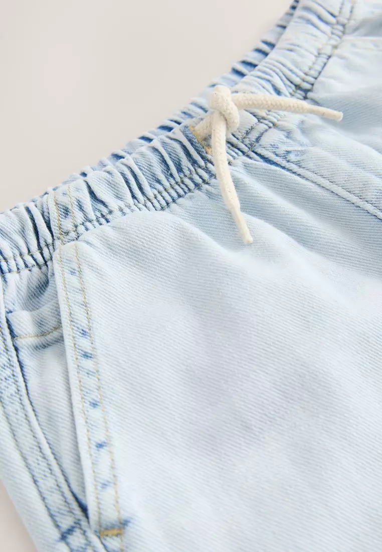 Bermuda Pull On Denim Shorts