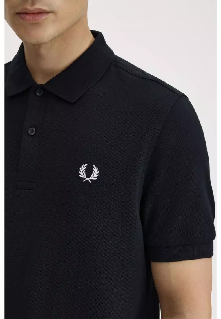 Fred Perry M6000 The Twin Tipped Fred Perry Shirt (Black / White)