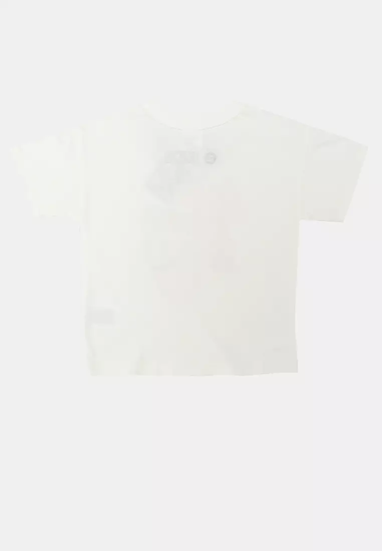 授權低肩線短袖T恤