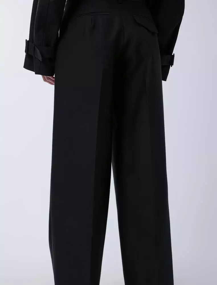 Loose Fit Wide Leg Long Pants