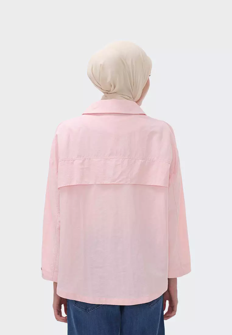 Ria Miranda Tender Pink Juhua Jacket