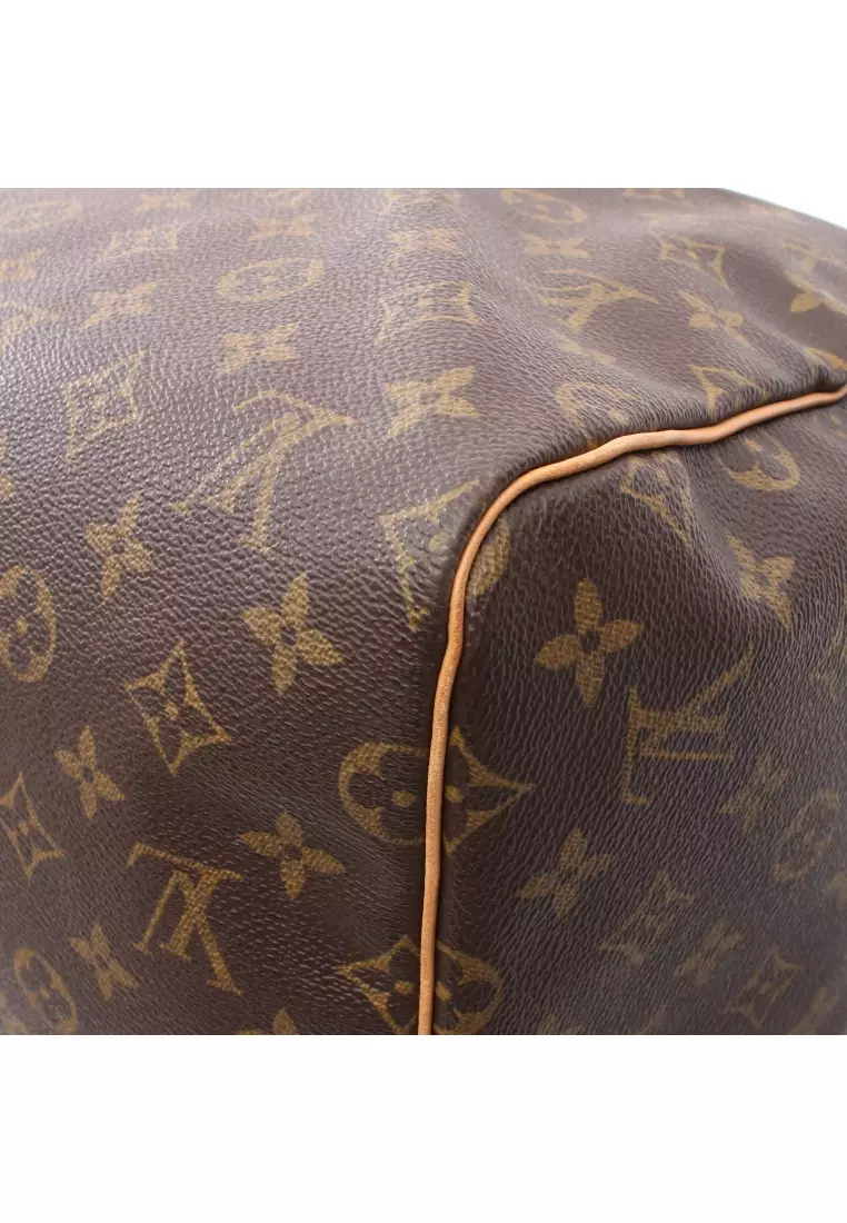 Louis Vuitton Pre-loved Louis Vuitton Keepall 55 monogram Boston bag ...