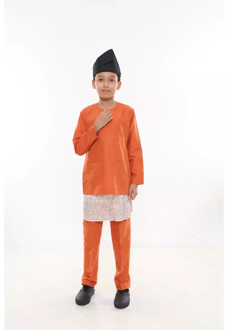Baju Melayu Moden Teluk Belanga For Kids