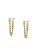 Chiara Ferragni gold Chiara Ferragni Chain 48mm Women's Green Stone Earrings J19AUW32 1E4AEACD166E64GS_2