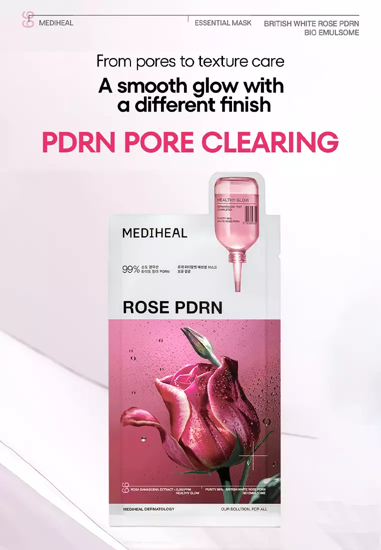 MEDIHEAL ROSE PDRN シートマスク　プランエスクリニック Mediheal ROSE PDRN シートマスク プランエスクリニック