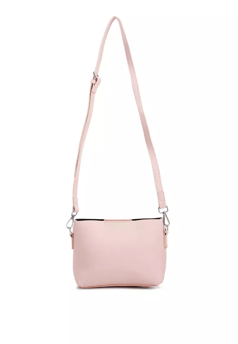Cable Cord Strap Mini Bag In Pink