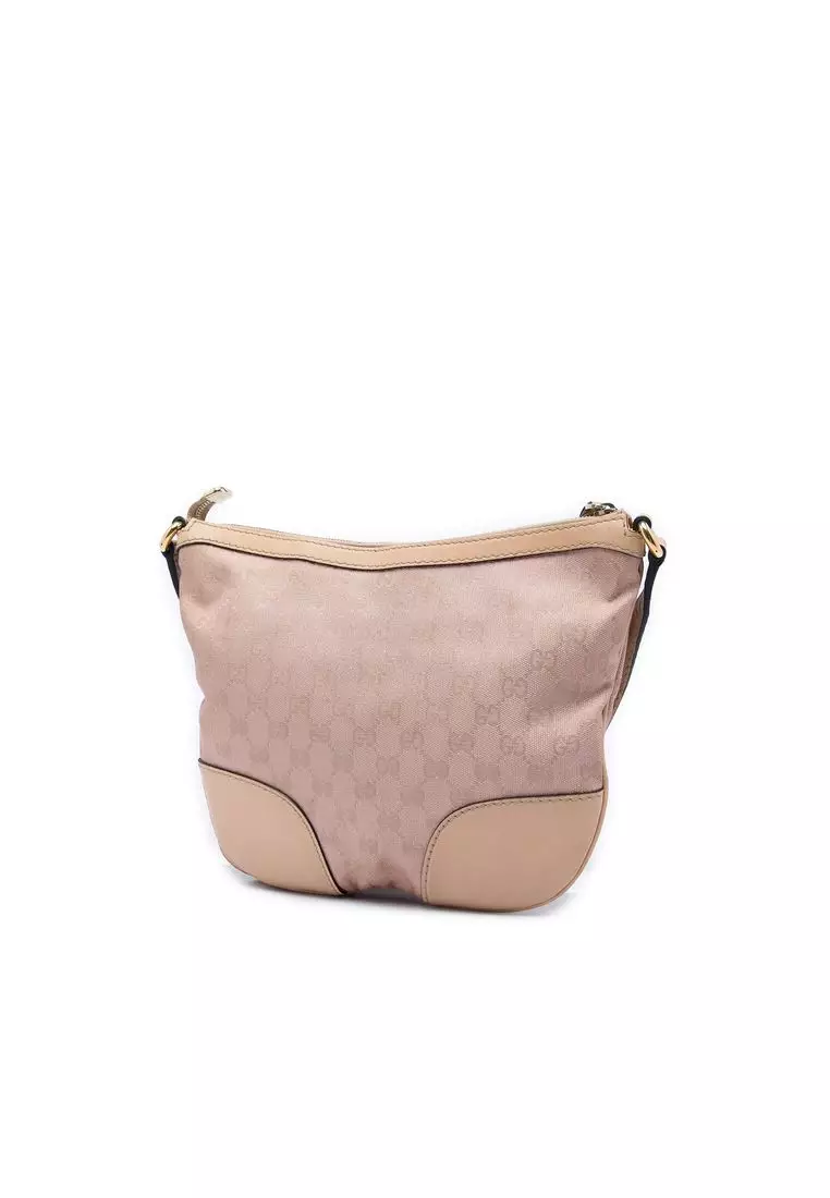 Pre-Loved Gucci Gg Canvas Lovely Crossbody