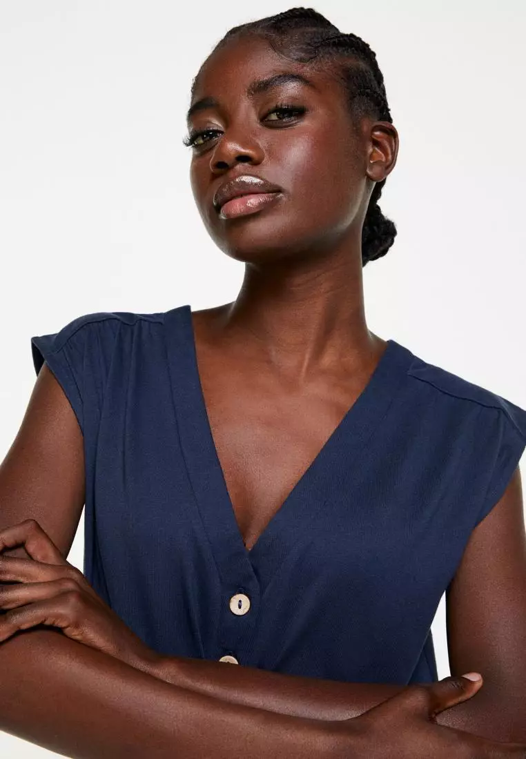 Buy Springfield Long Cotton Jumpsuit 2023 Online ZALORA Philippines