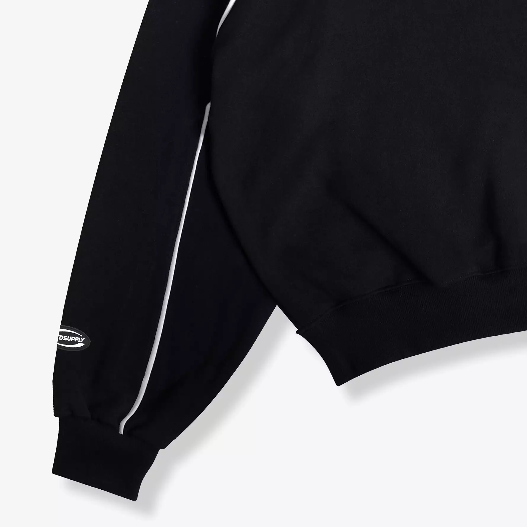 OOTDSUPPLY Hoodie Boxyfit List Reboot Black | Hoodie Boxy fit | HDBXV2001