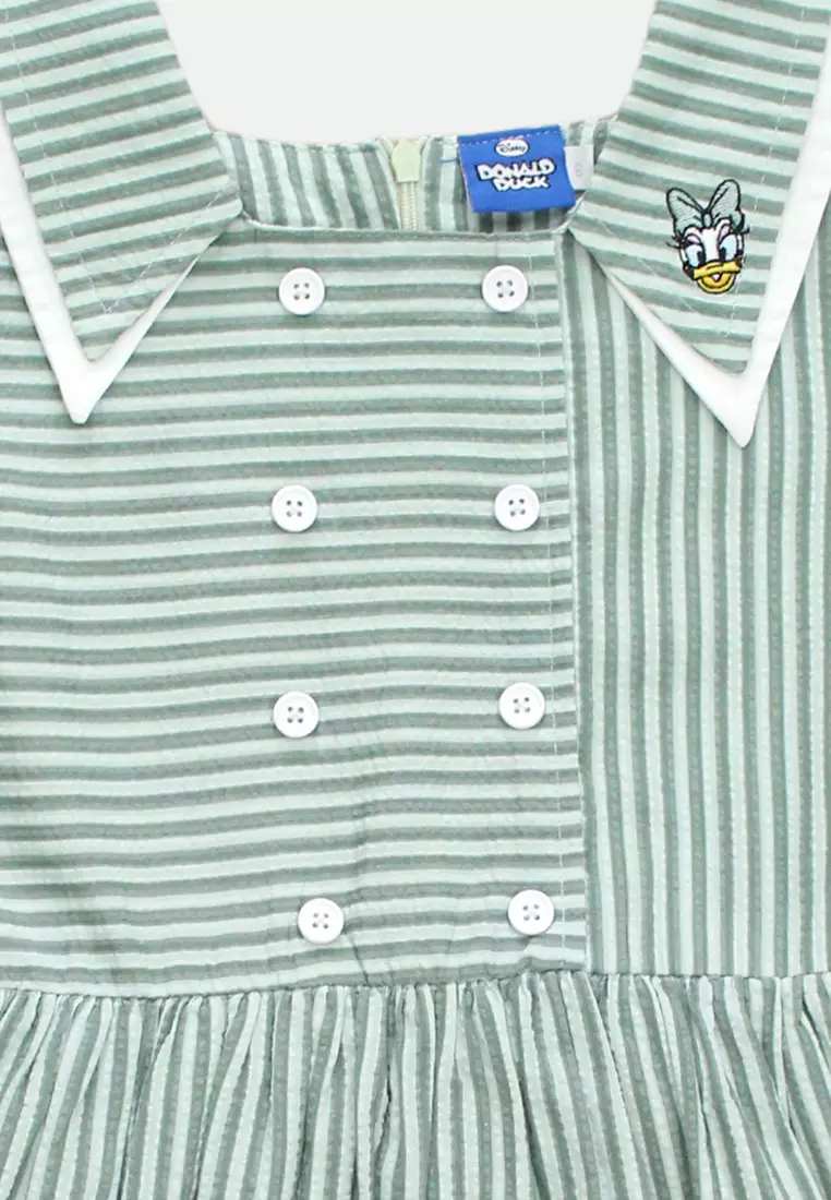 Mini dress/ Dress pendek anak Green/ Daisy Merry&Bright