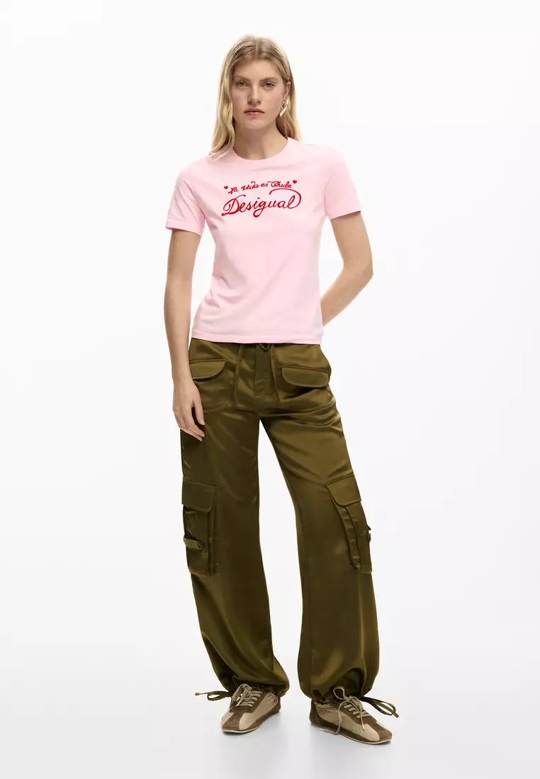 Desigual Flock Print T-Shirt
