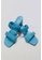 TAV blue [Korean Designer Brand][Order-made] Ruched double strap heeled mules - Ocean Blue 536CCSH6F4EFAFGS_4