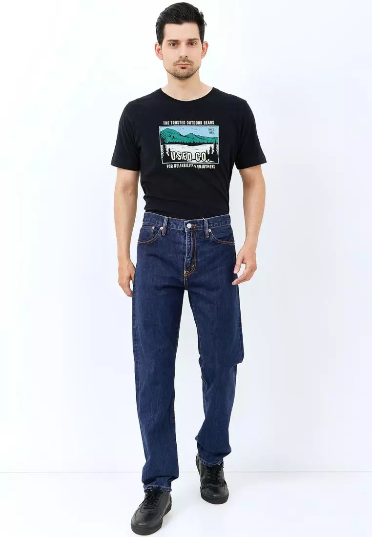 Used 1968 - 540-1940s Celana Panjang Pria Denim Slim Straight Cut