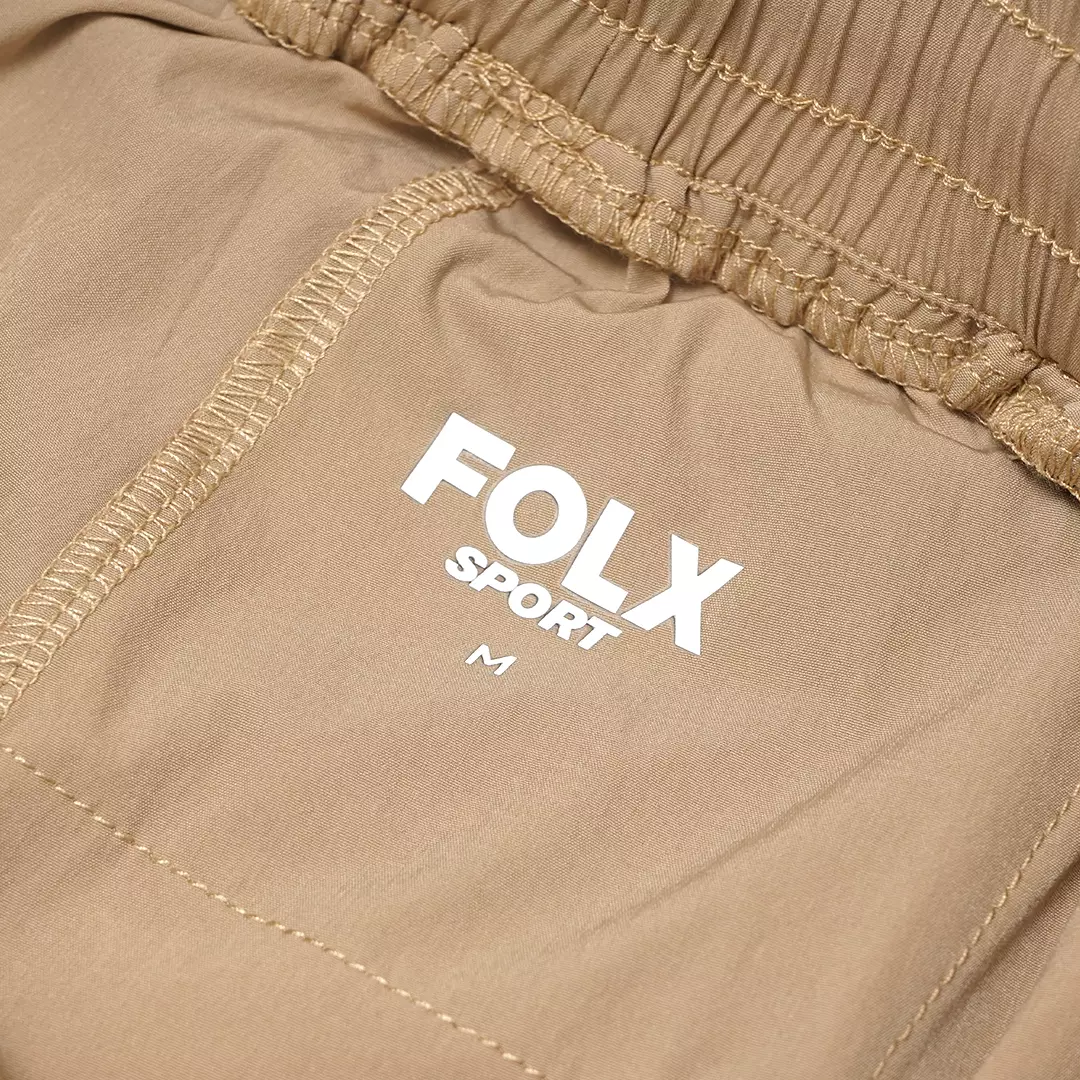 Back Pocket Sporty Joggers Pants Khaki