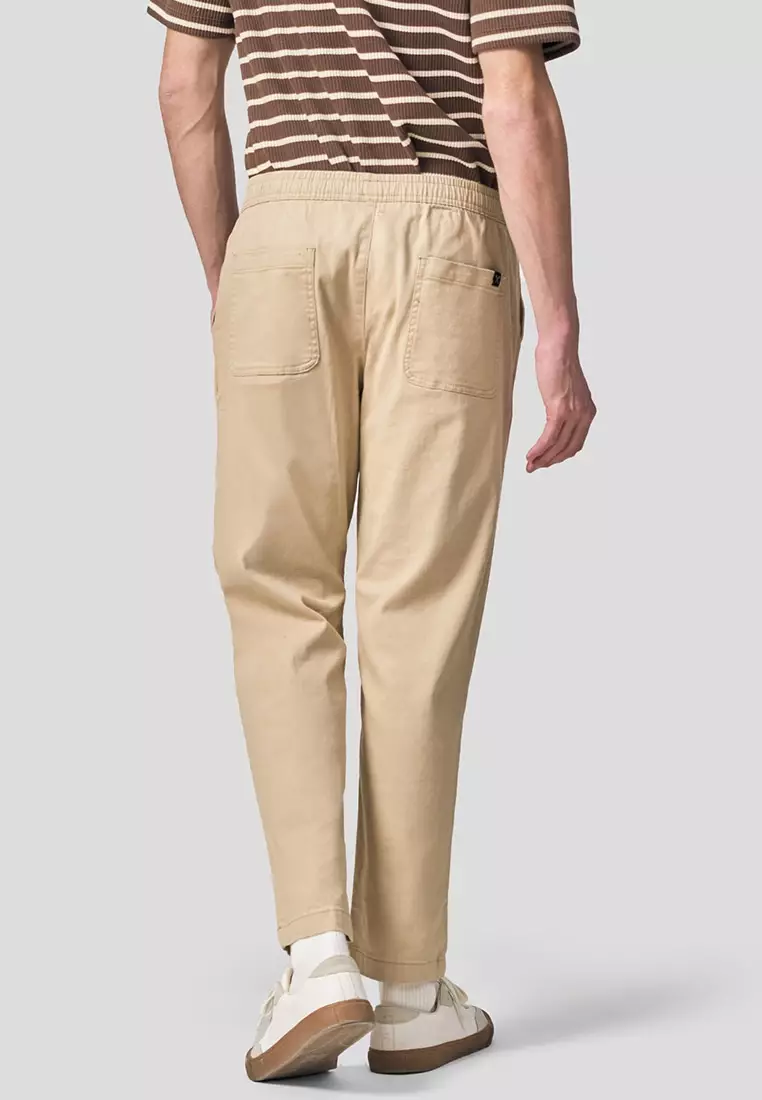 Regular Fit Pull Up Trousers