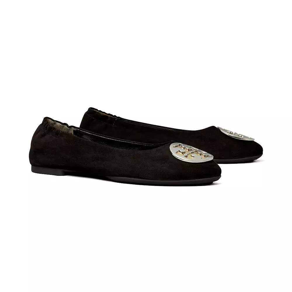 Jual TORY BURCH Tory Burch Claire Suede Ballet Flats Black