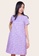 L'zzie purple LZZIE FLORAL CATS DETACHABLE COLLAR CHEONGSAM DRESS - PURPLE B9D36AA3B54056GS_6