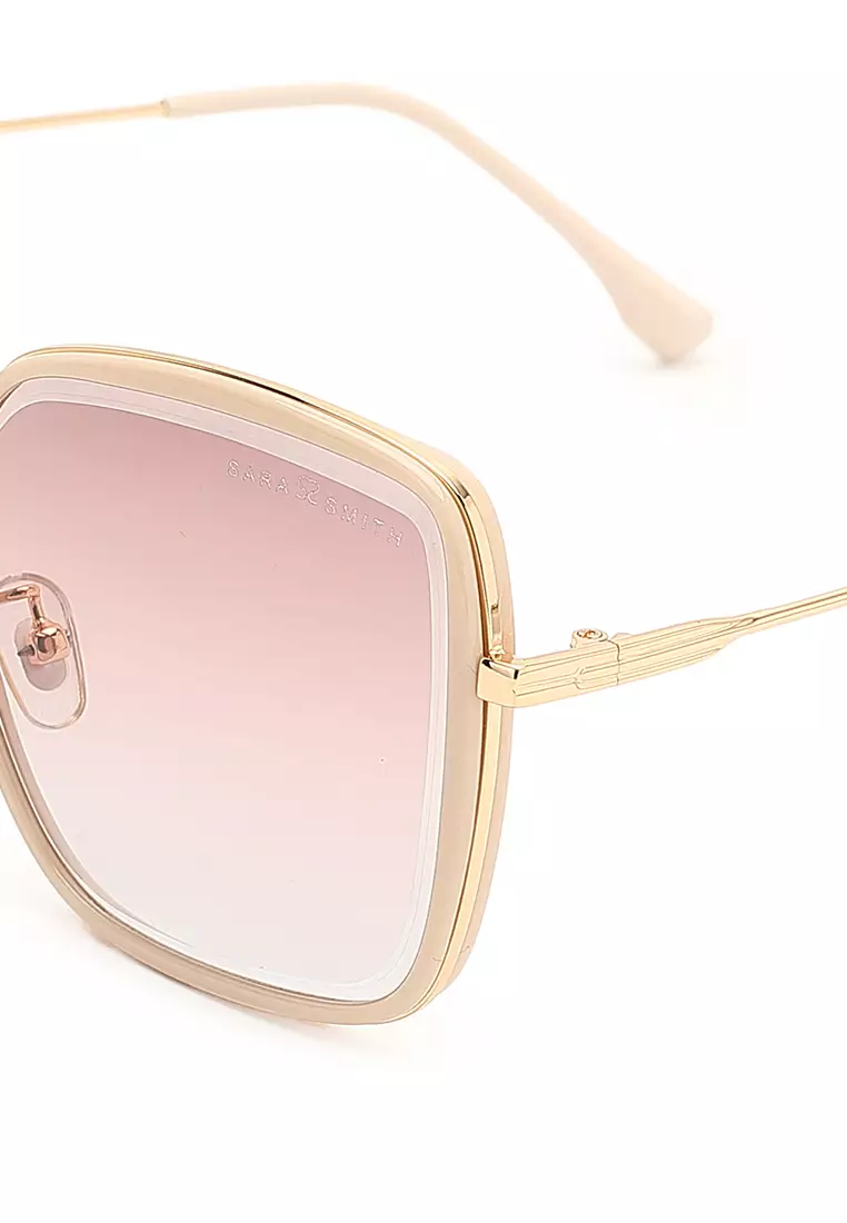 Unisex Fashion Sunglasses (Kacamata Hitam) - Krem / Putih