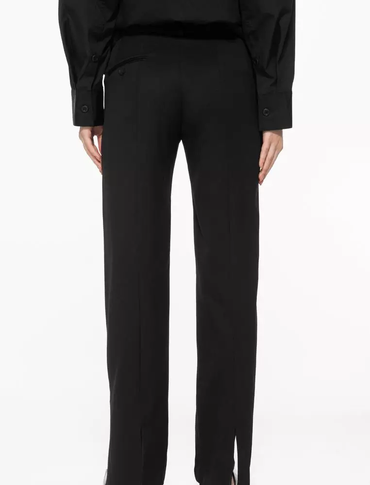 Straight Leg Slim Fit Trousers