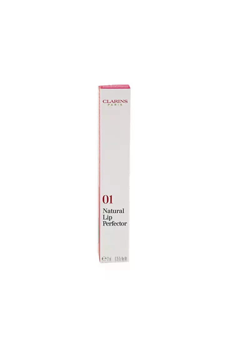 CLARINS - Natural Lip Perfector - # 01 Rose Shimmer 12ml/0.35oz