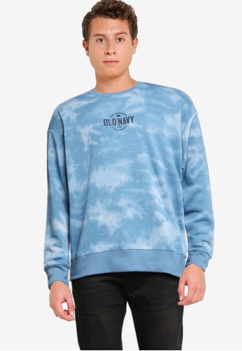 Old Navy blue Logo Core Crew Sweatshirt 944ABAA6891A81GS_1