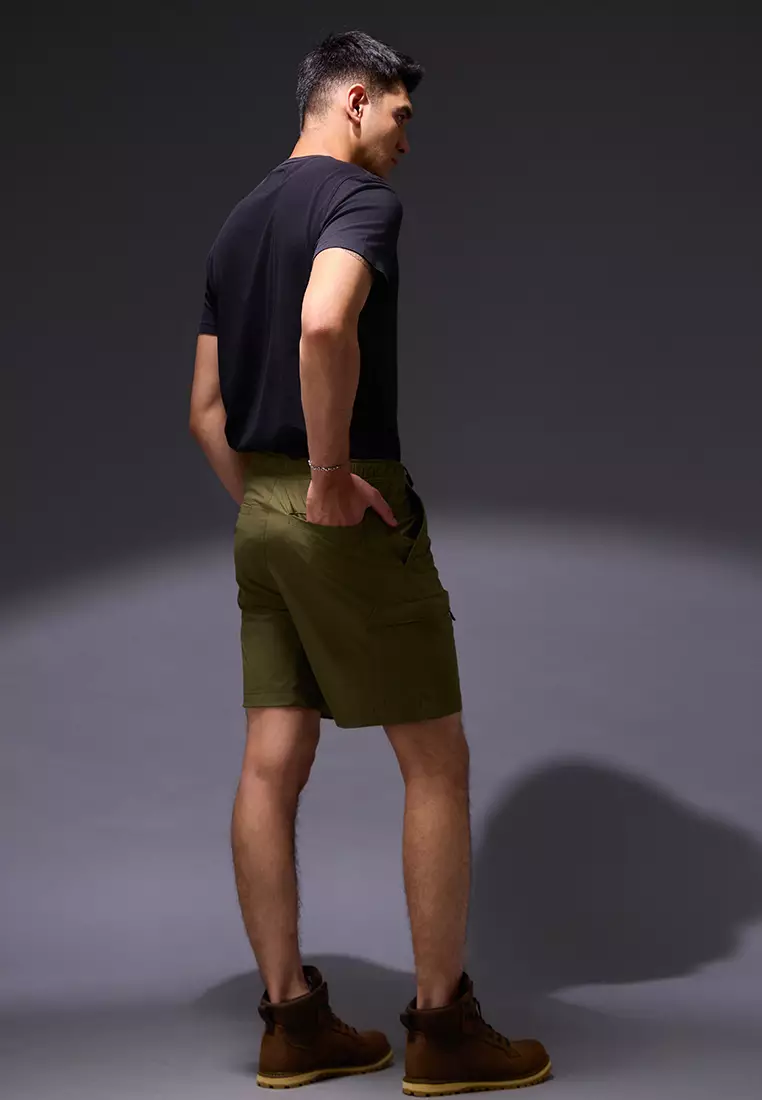 OxconShort Pants Cargo 4 WayStretch Nylon Cotton Army